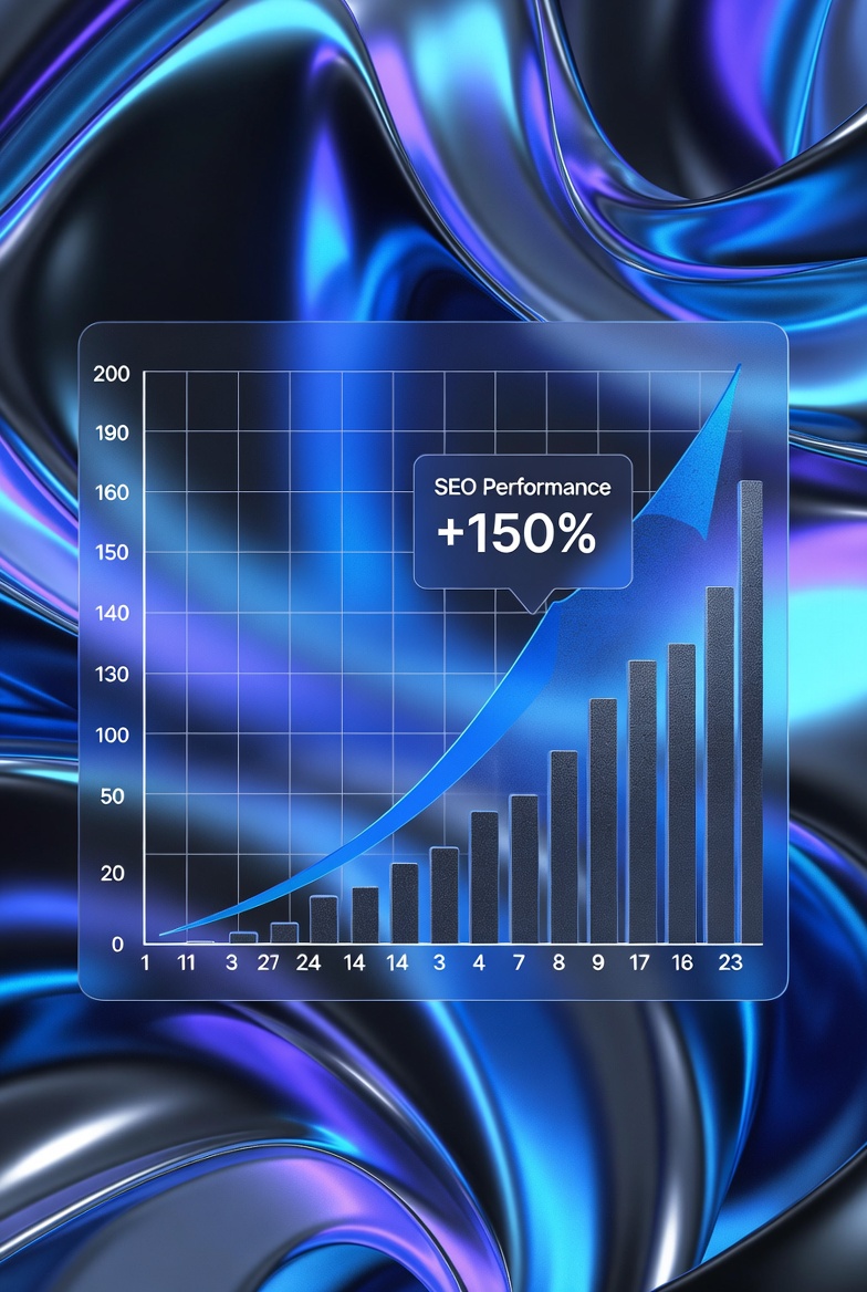 graph-seo-performance-growth-form-3d-model-against-abstract-background